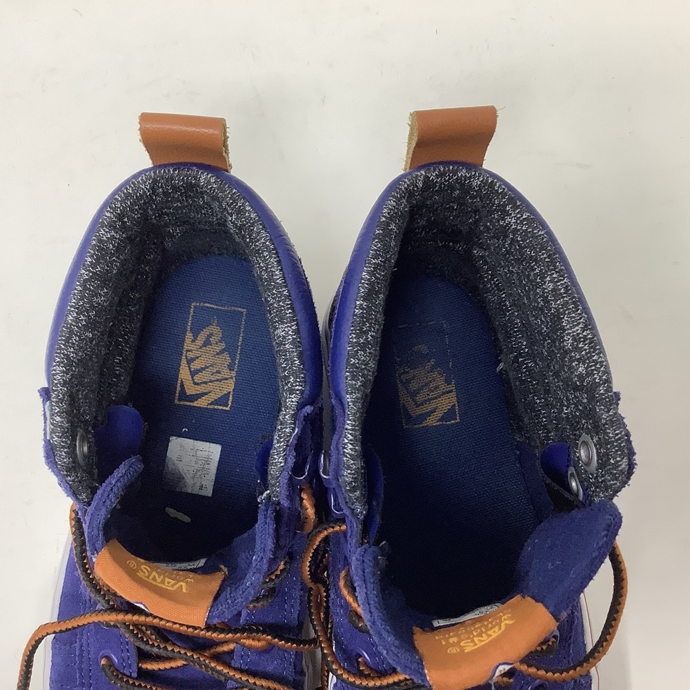 Vans Sk8 Hi MTE Blue Suede Skate Lace Up Shoes - Picture 9 of 9